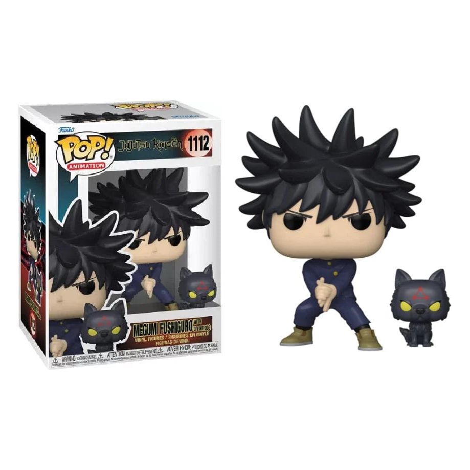Jujutsu Kaisen - Megumi Fushiguro with Divine Dog #1112 Funko Pop! With Protector