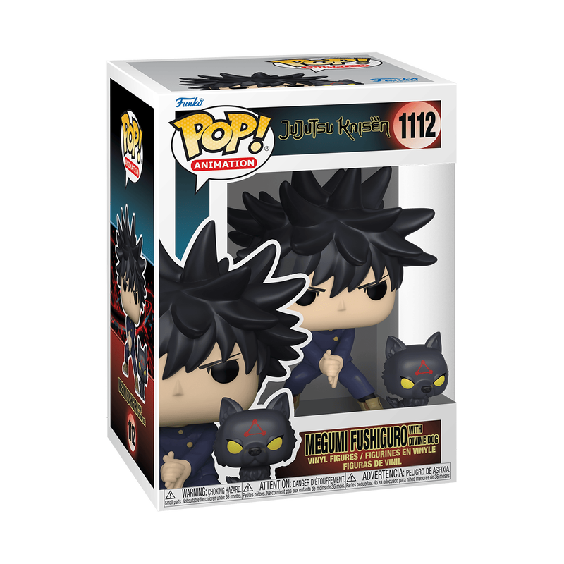 Jujutsu Kaisen - Megumi Fushiguro with Divine Dog #1112 Funko Pop! With Protector