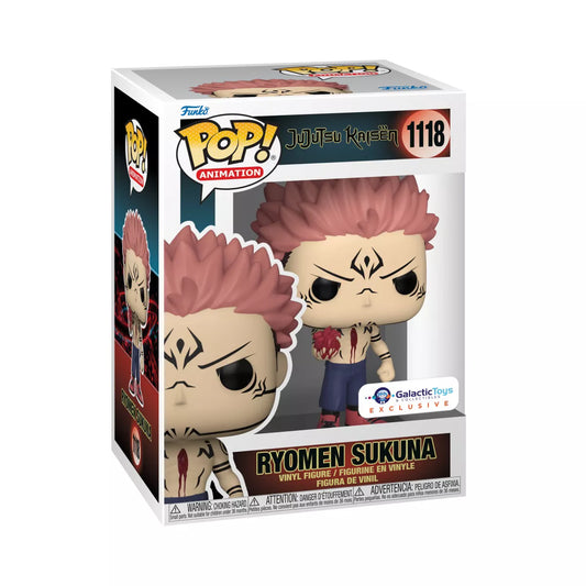 Jujutsu Kaisen - Ryomen Sukuna #1118 Galactic Toys Exclusive Funko Pop! With Protector