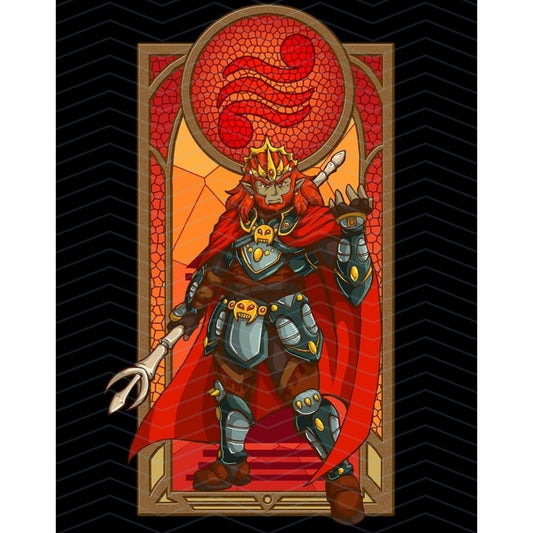Legend of Zelda Ganondolf Villain of Power Fan Art (Select Size)