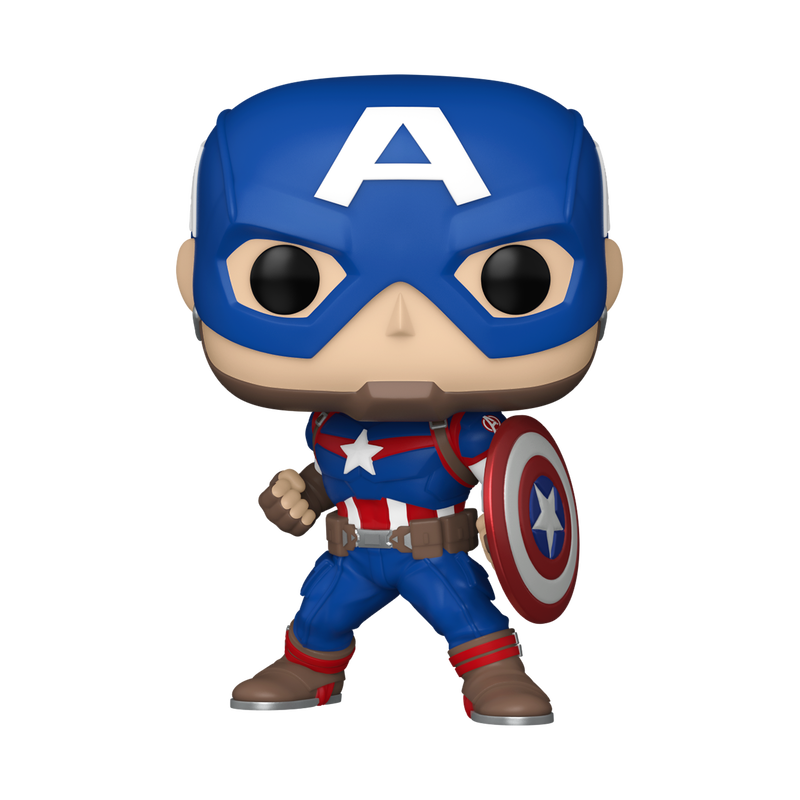 Marvel Captain America #1419 Funko Pop! With Protector