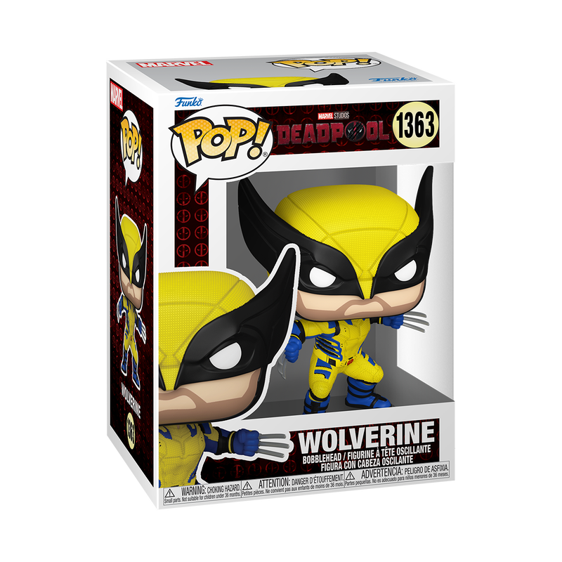 Marvel Studios Deadpool & Wolverine - Wolverine With Claws #1363 Funko Pop! With Protector
