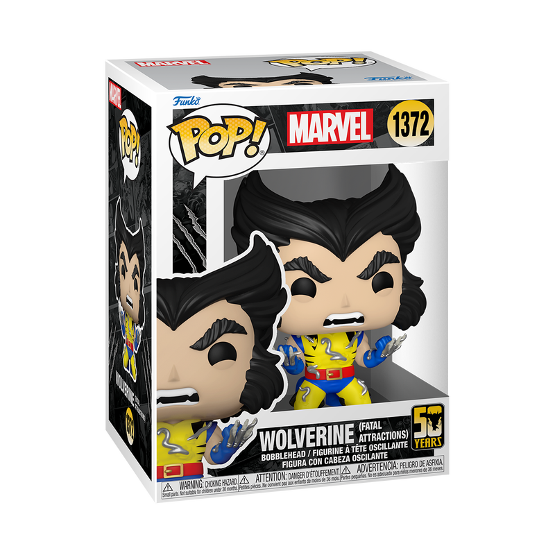 Marvel - Wolverine Fatal Attractions #1372 Funko Pop! With Protector