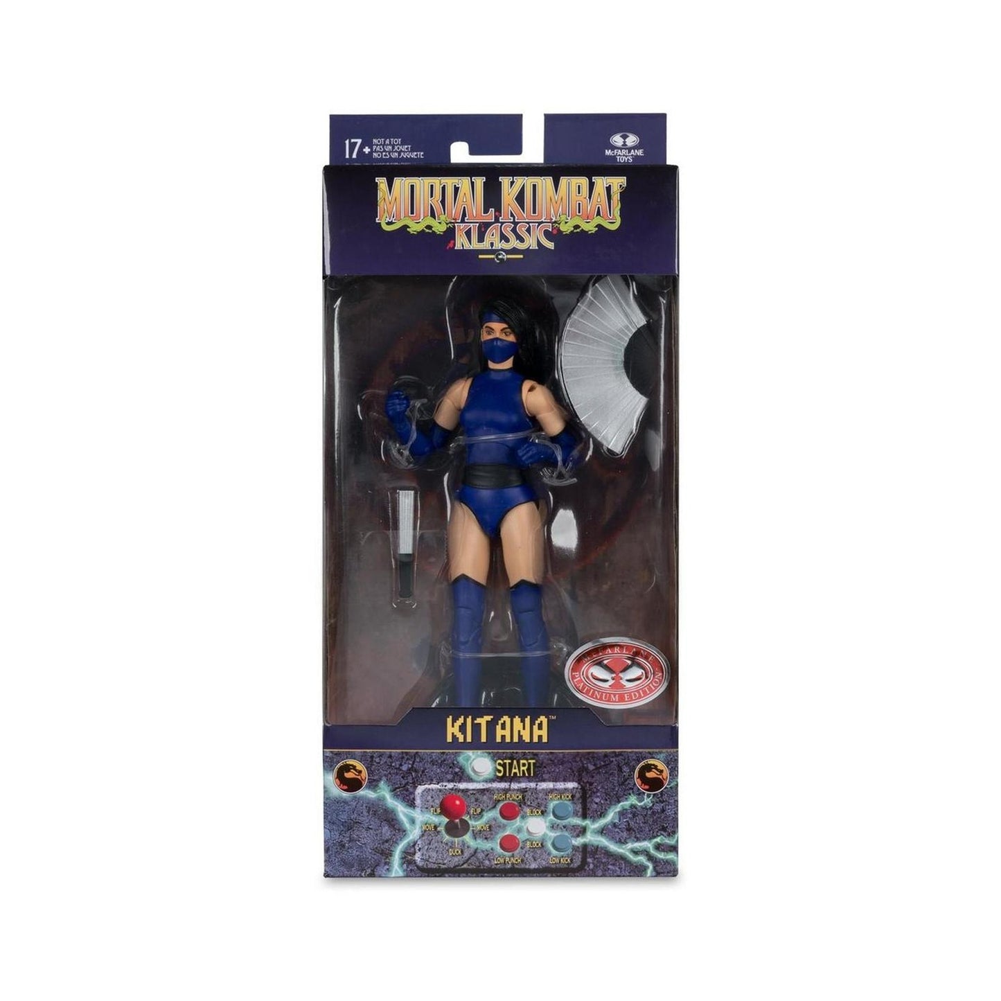 McFarlane Toys Mortal Kombat Klassic – Kitana Platinum Chase Action Figure