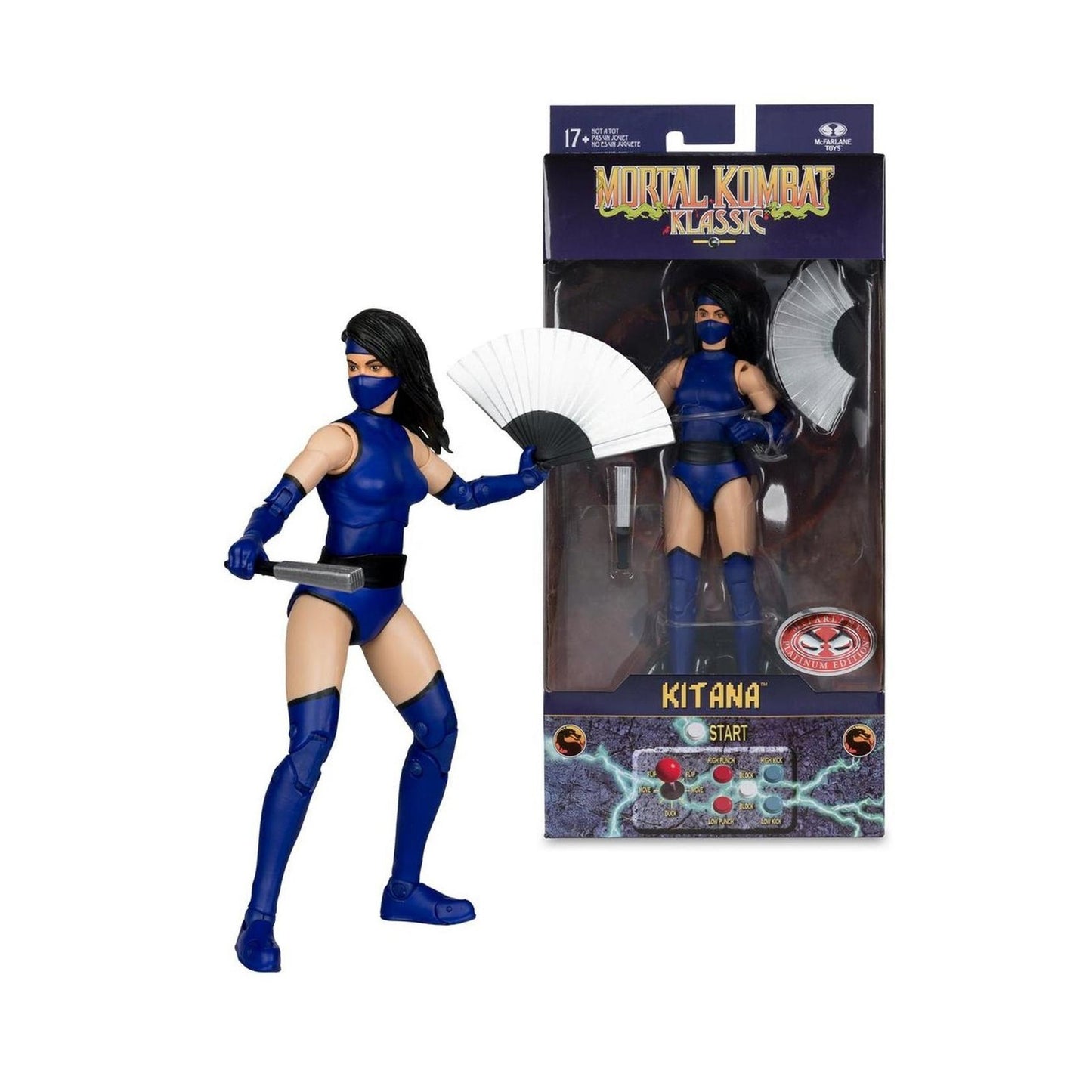 McFarlane Toys Mortal Kombat Klassic – Kitana Platinum Chase Action Figure
