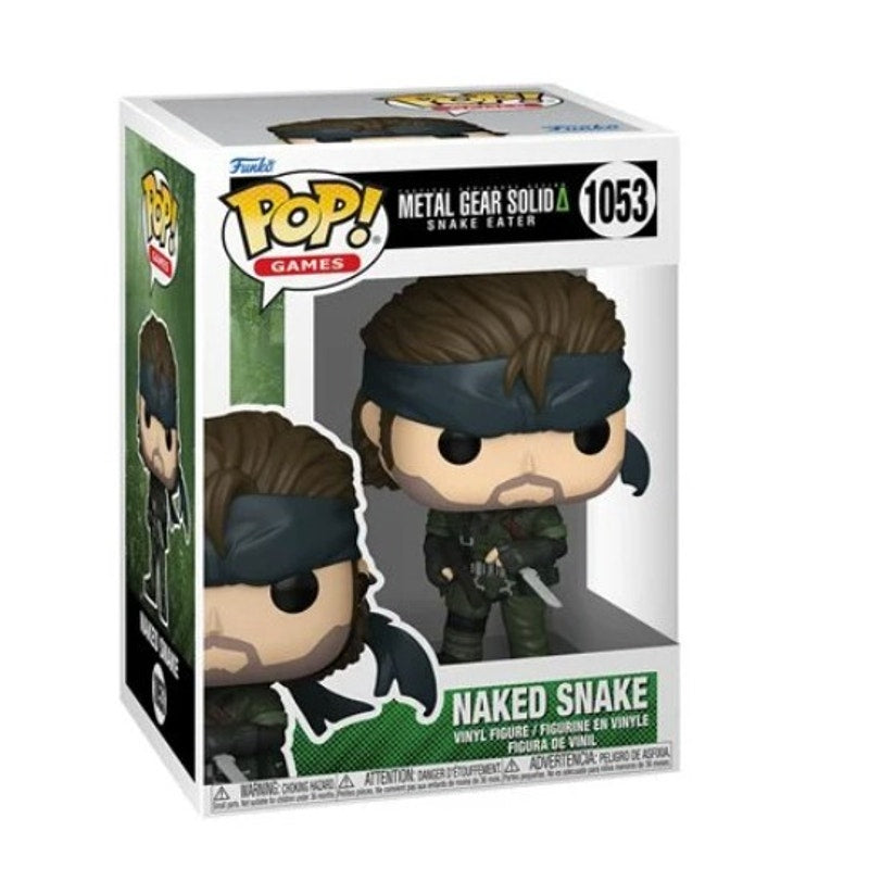 Funko Pop! Games: Metal Gear Solid Snake Eater - Naked Snake #1053 With Protector