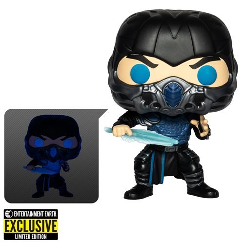 Funko Pop! Movies: Mortal Kombat - Sub-Zero GITD Exclusive #1057 With Protector