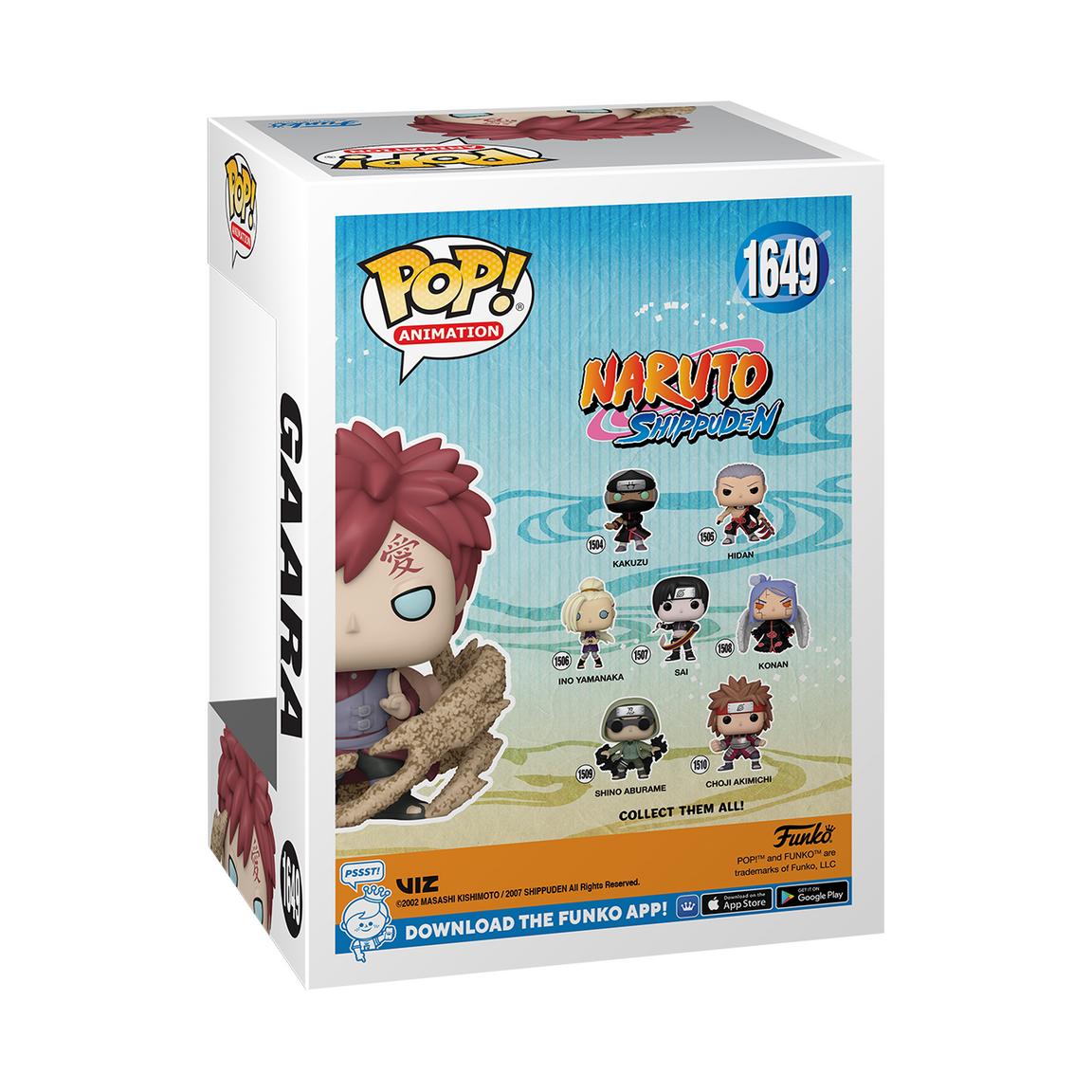 Naruto Shippuden - Gaara #1649 2024 Summer Convention Limited Edition Funko Pop! With Protector