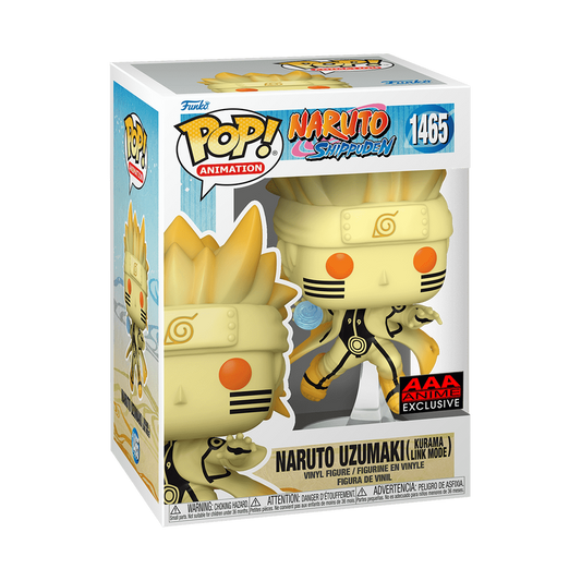 Naruto Shippuden - Naruto Uzumaki Kurama Link Mode #1465 AAA Anime Exclusive With Protector