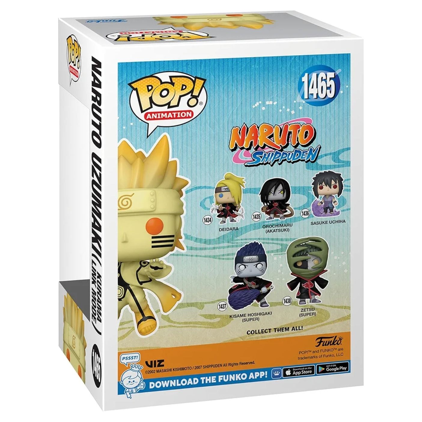Naruto Shippuden - Naruto Uzumaki Kurama Link Mode #1465 AAA Anime Exclusive With Protector