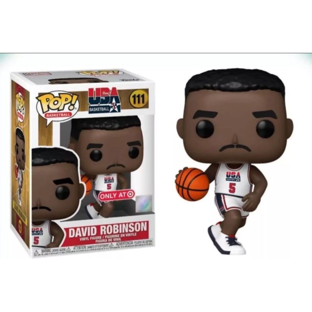 NBA David Robinson USA Basketball only at Target #111 Funko Pop! With Protector