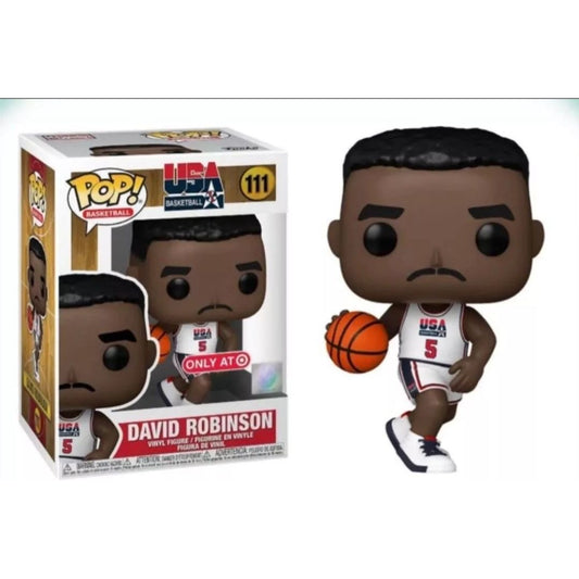 NBA David Robinson USA Basketball only at Target #111 Funko Pop! With Protector