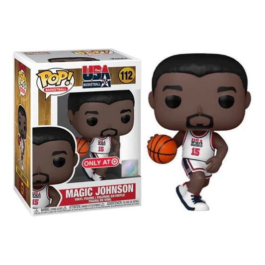 NBA Magic Johnson USA Basketball only at Target #112 Funko Pop! With Protector