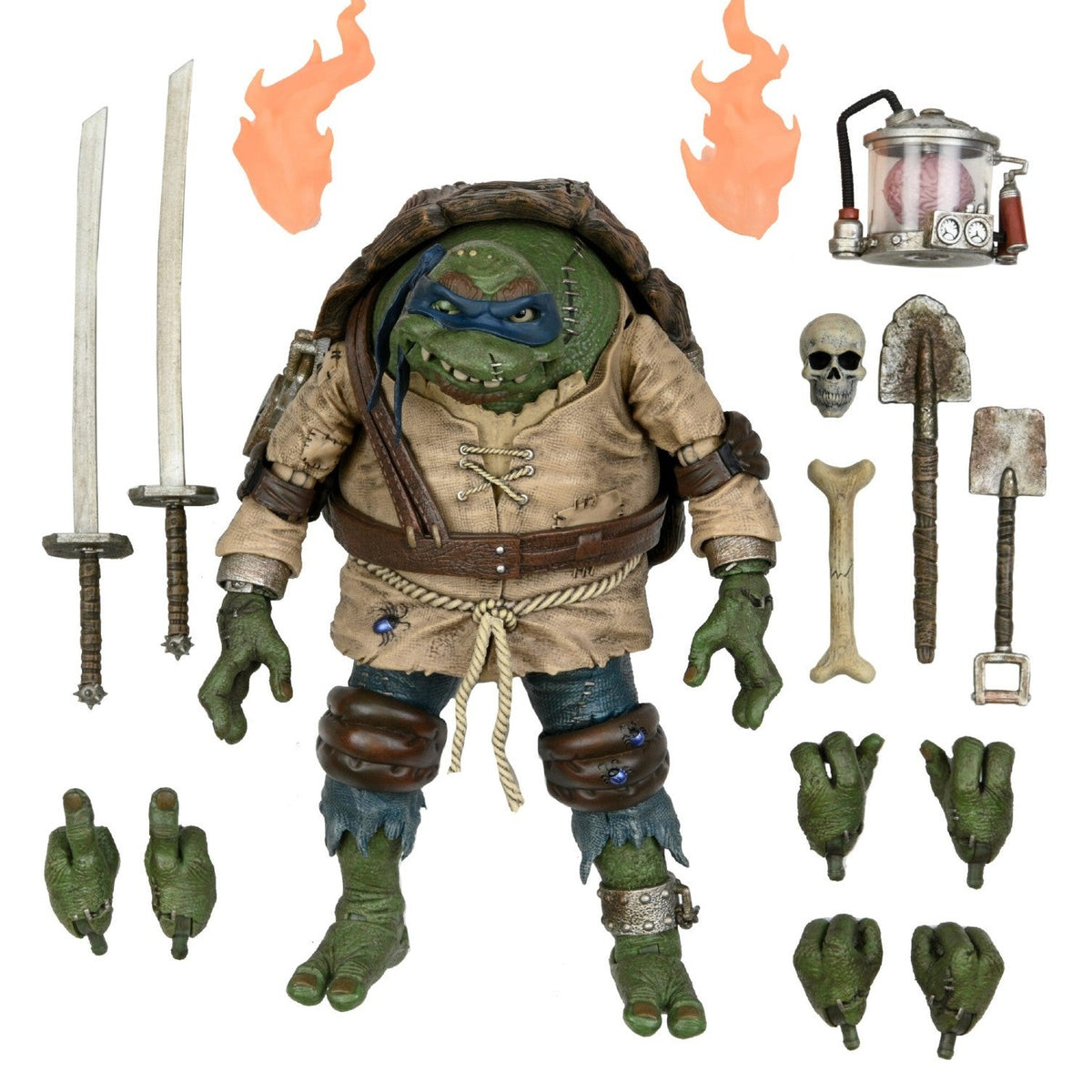 NECA Leonardo as Hunchback Universal Monsters TMNT 18 cm Figure