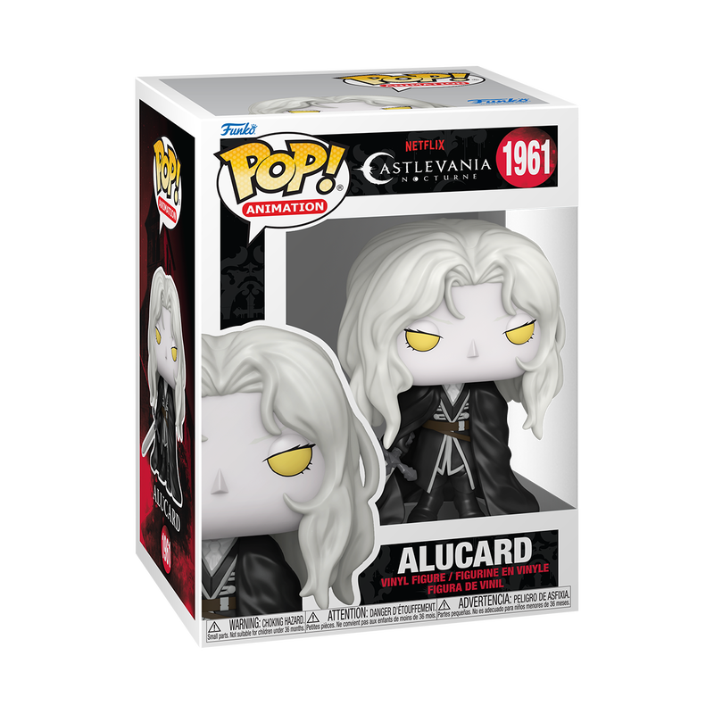 Funko Pop! Animation: Netflix Castlevania Nocturne - Alucard #1961 Funko Pop! With Protector