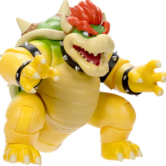 Nintendo Super Mario Bros. Movie Bowser Figure with Fire Breathing Effect