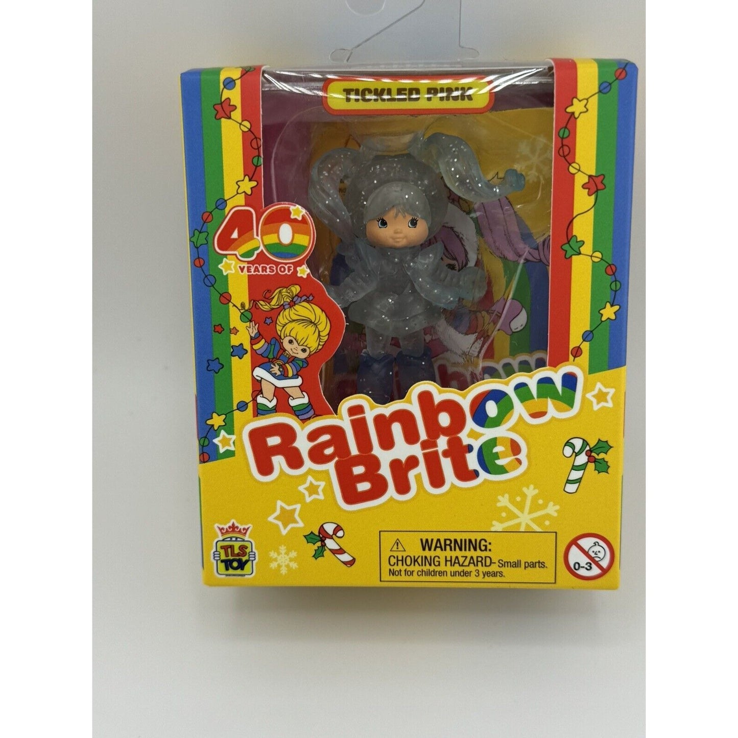 Rainbow Brite Christmas Rare Chase Blue Glitter Figure TLS 40th Anniversary