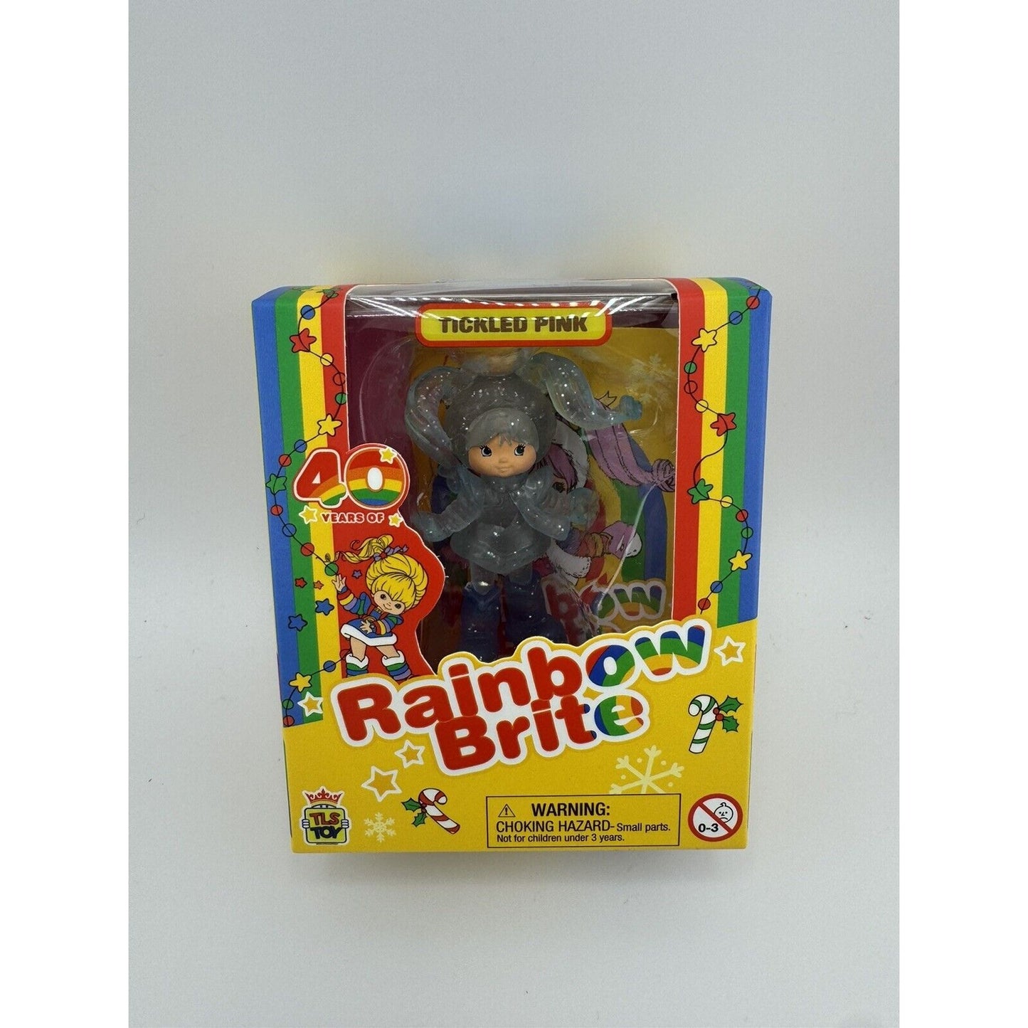 Rainbow Brite Christmas Rare Chase Blue Glitter Figure TLS 40th Anniversary