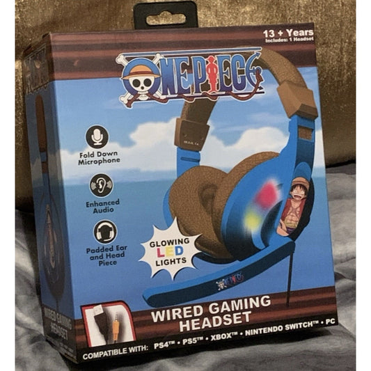 One Piece Wired Gaming Headset LED Multi Compatible Platform New in Box