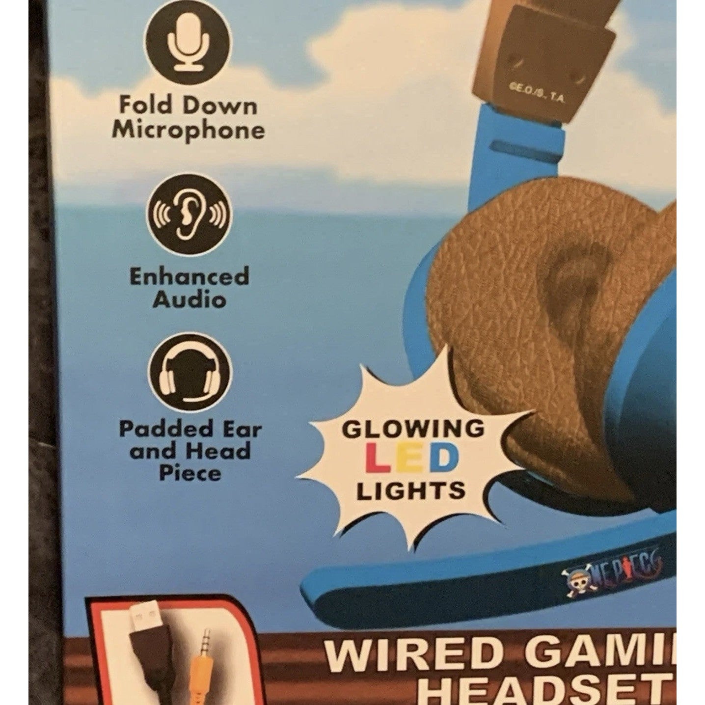 One Piece Wired Gaming Headset LED Multi Compatible Platform New in Box