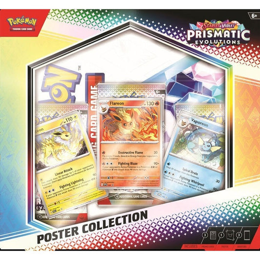 Pokemon TCG Scarlet & Violet Prismatic Evolutions Poster Collection Box