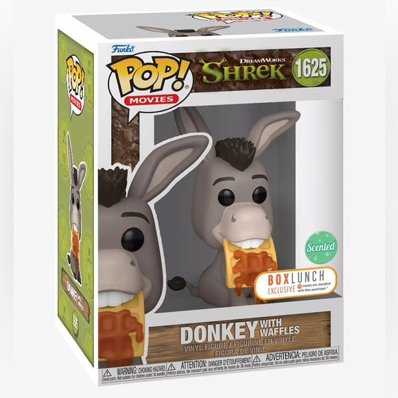 Shrek - Donkey with Waffles Scented BoxLunch Exclusive # 1625 Funko Pop