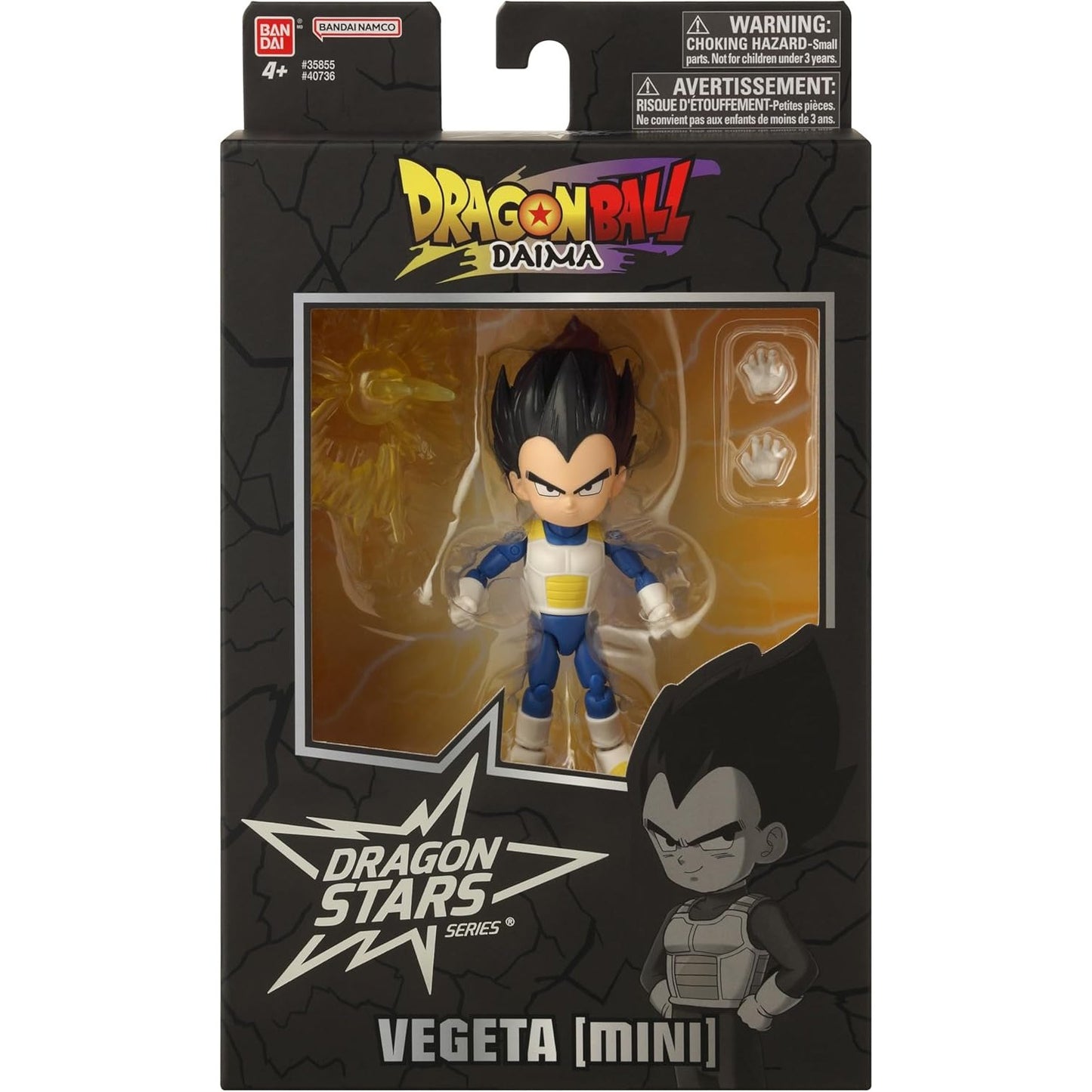 Bandai - Dragon Ball DAIMA Dragon Stars - Vegeta (Mini) Action Figure