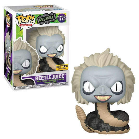 Beetlejuice - Beetlejuice as a Snake Hot Topic Exclusive # 1728 Funko Pop