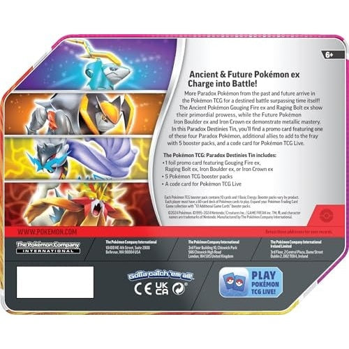 Pokémon TCG: Paradox Destinies Tin