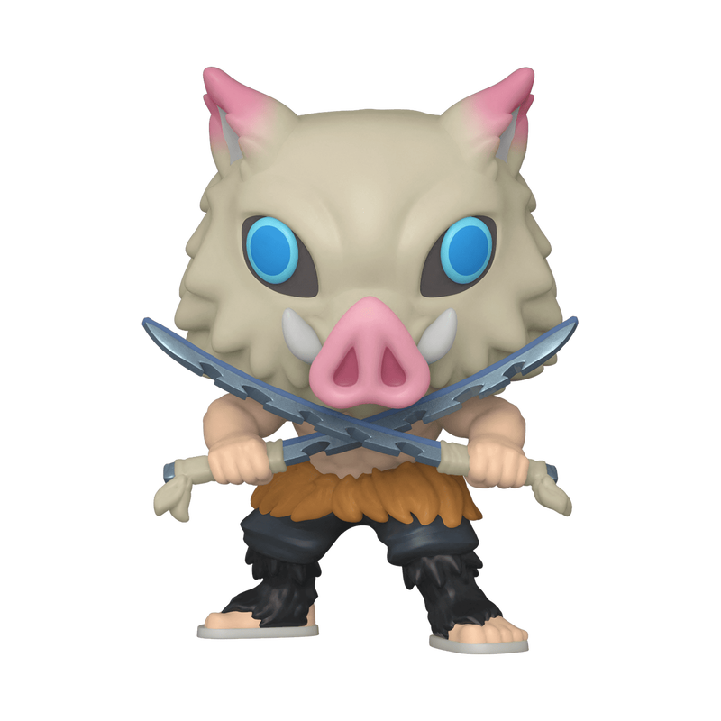 Pop! Animation Demon Slayer - Inosuke Hashibira #870 With Protector