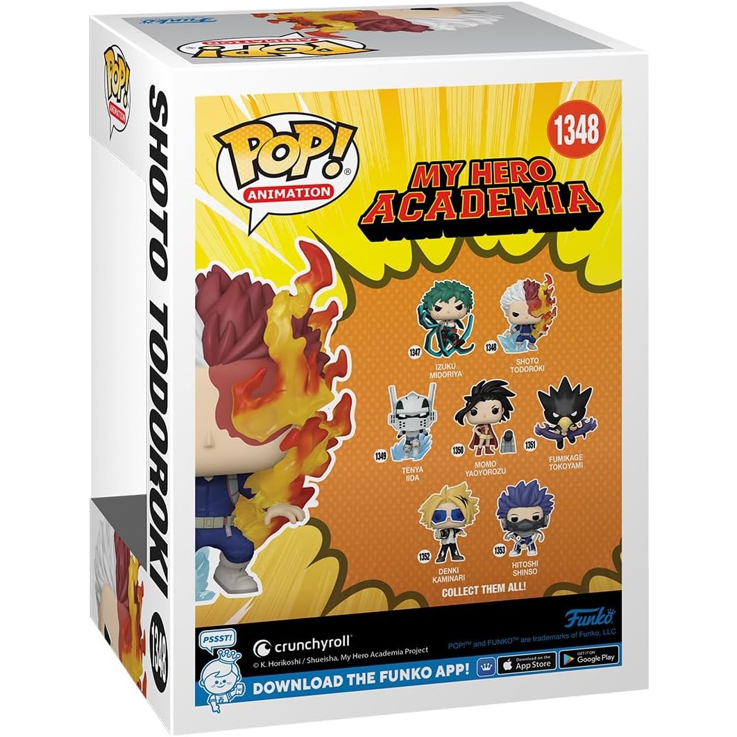 Pop Animation! My Hero Academia (MHA) Shoto Todoroki #1348 With Protector