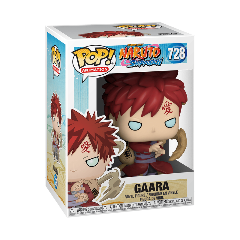 Funko Pop! Animation: Naruto Shippuden - Gaara #728 With Protector