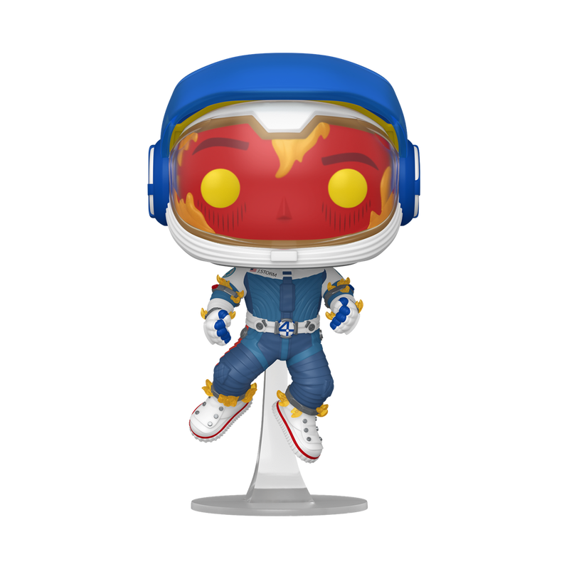 Pop! Fantastic Four First Steps - Human Torch (Space Suit) #1521 With Protector