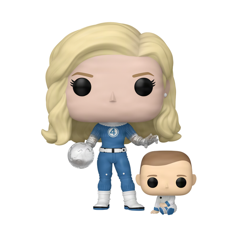 Pop! Fantastic Four First Steps - The Invisible Woman & Franklin #1514 With Protector