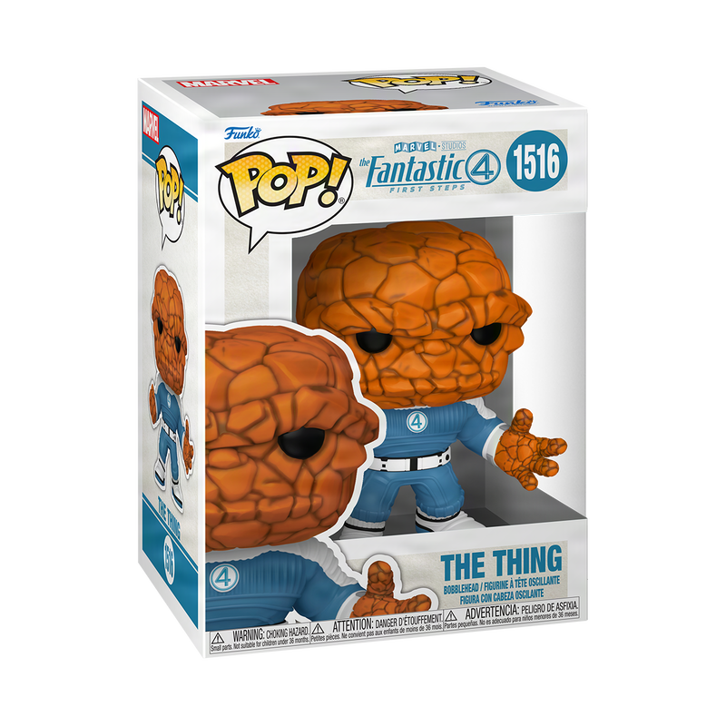 Pop! Fantastic Four First Steps - The Thing #1516 With Protector
