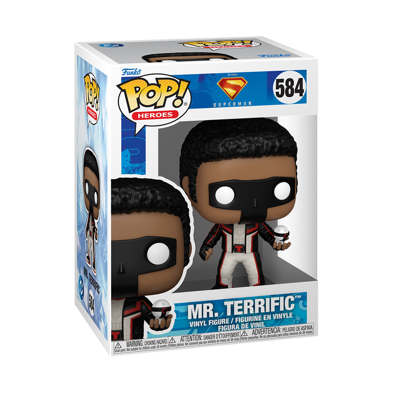 Funko Pop! Heroes: Superman (2025) - Mr Terrific #584 With Protector