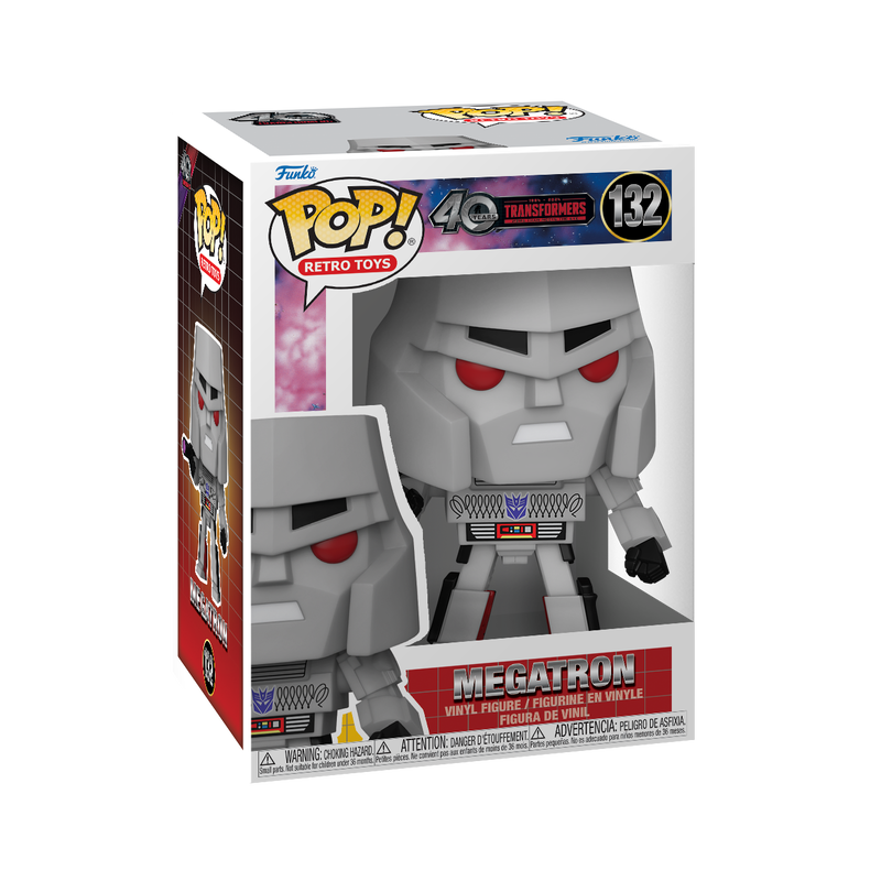 Pop Retro Toys - Megatron (Generation One) #132 Funko Pop! With Protector