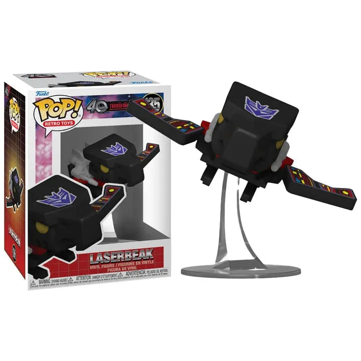 Pop Retro Toys - Transformers Laserbeak #135 (Generation One) Funko Pop! With Protector