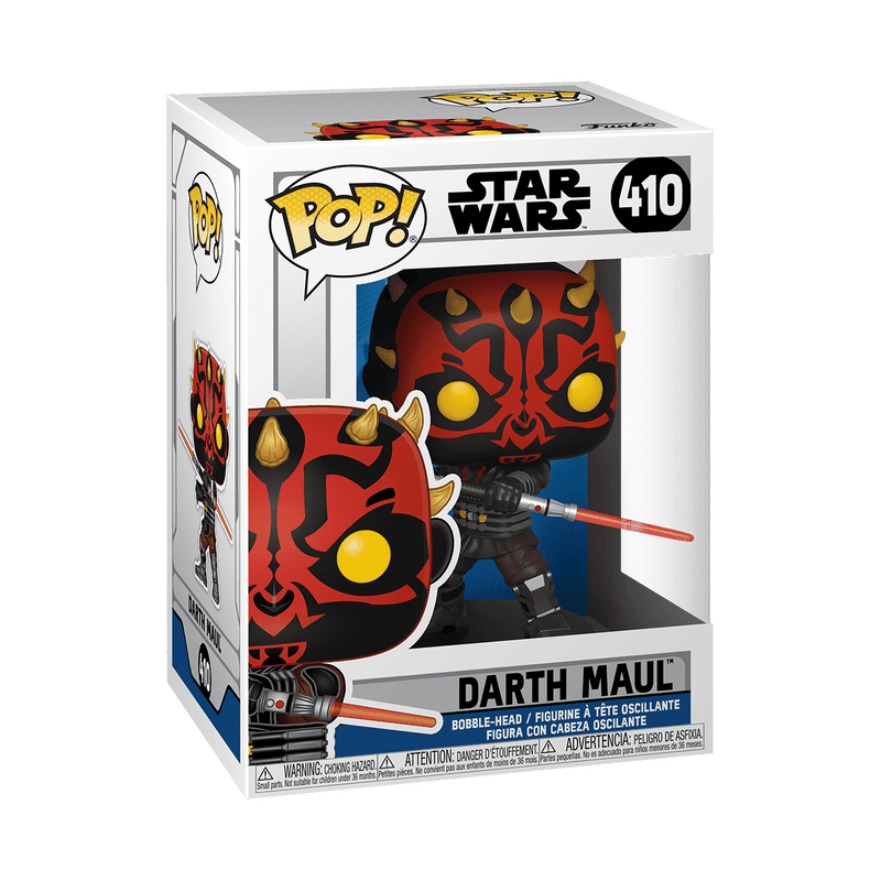Funko Pop! Star Wars - Darth Maul #410 With Protector