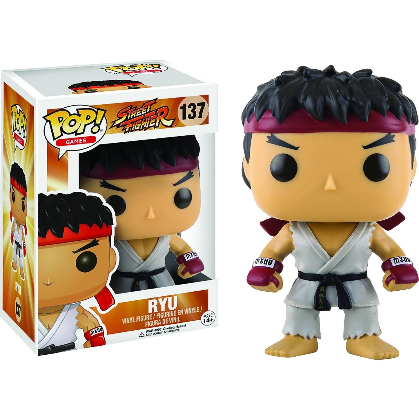 Funko Pop! Games: Street Fighter – Ryu #137 With Protector