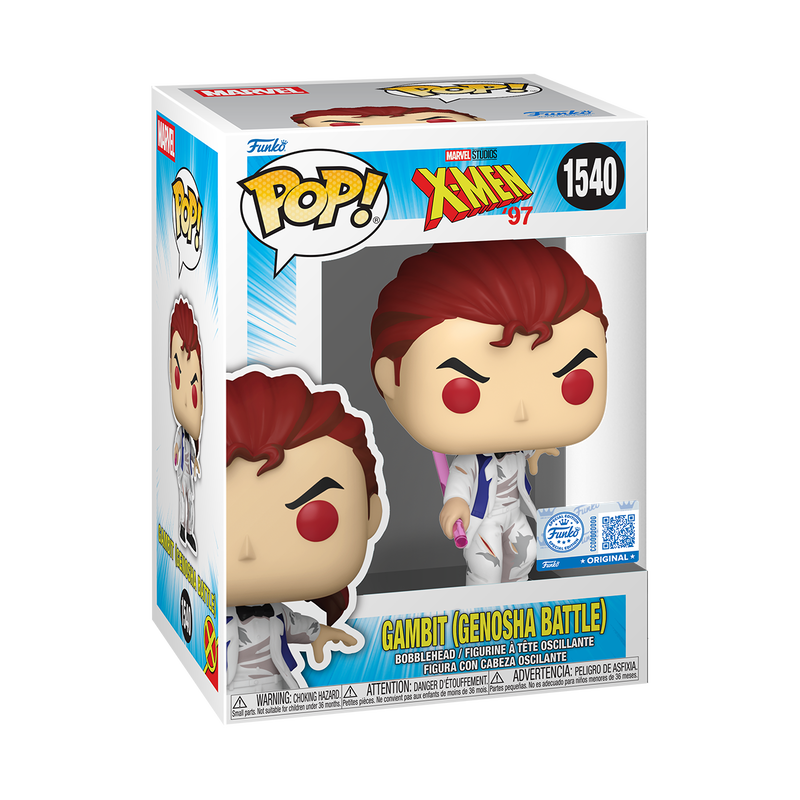 Pop! X-Men '97 Gambit (Genosha Battle) #1540 Exclusive With Protector