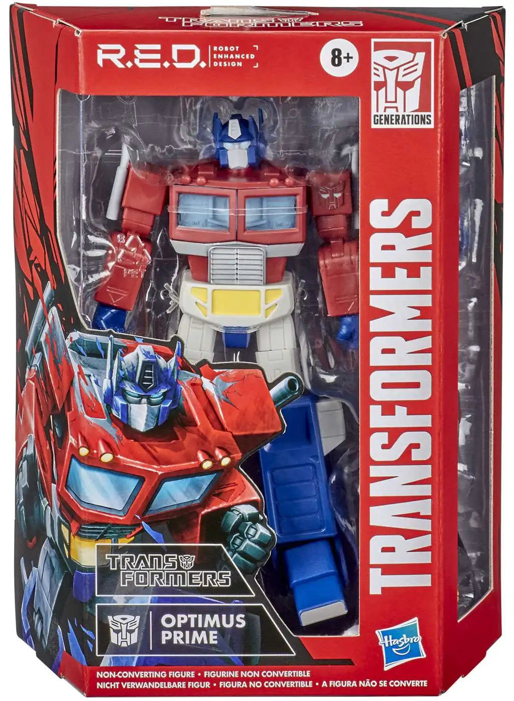 Transformers R.E.D. Optimus Prime (Robot Enhanced Design) Action Figure