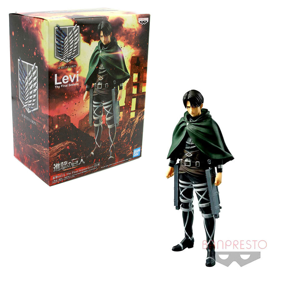 Banpresto Attack On Titan Levi The Final Season Survey Corps Statue