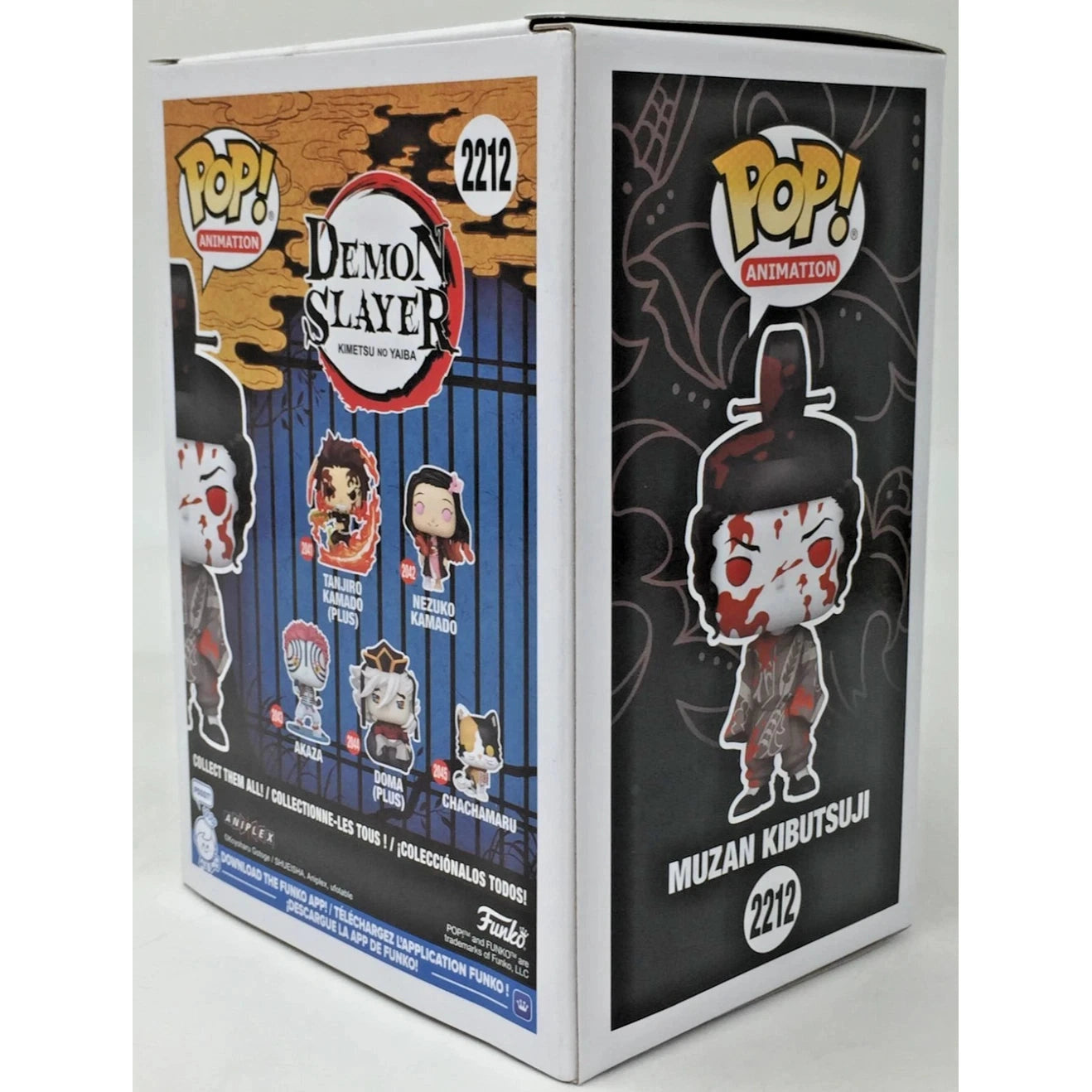 Funko Pop! Animation: Demon Slayer - Muzan Kibutsuji (Bloody) Shared Exclusive #2212 With Protector (Copy)