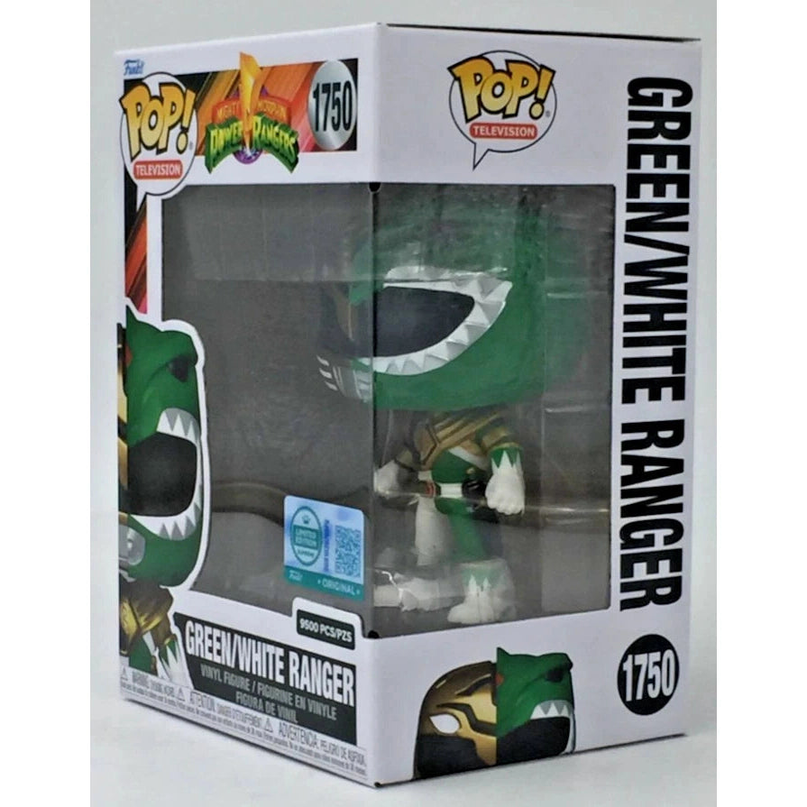 Funko Pop! Mighty Morphin Power Rangers - Green / White Ranger EE Exclusive LE # 1750