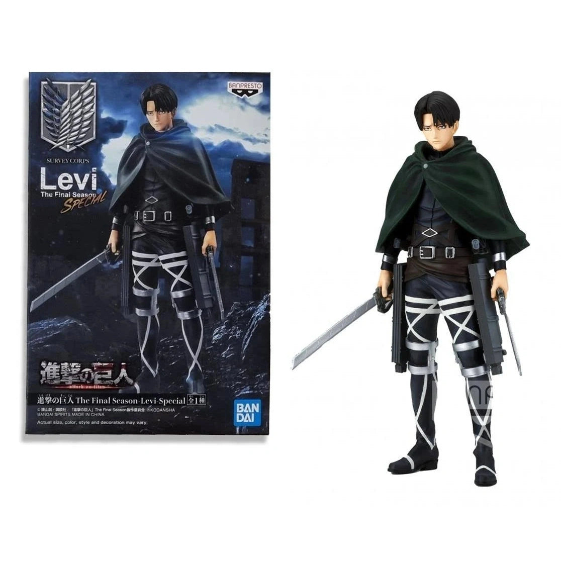 Banpresto Attack On Titan The Final Season Levi Special Statue