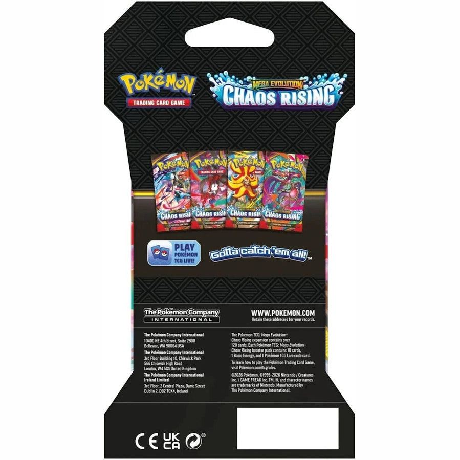 Pokémon TCG: Mega Evolution Chaos Rising Sleeved Booster Pack