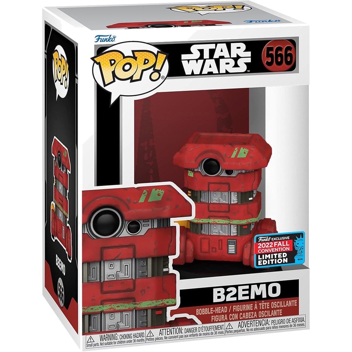 Star Wars - B2EMO 2022 Fall Convention Limited Edition #566 Funko Pop! With Protector