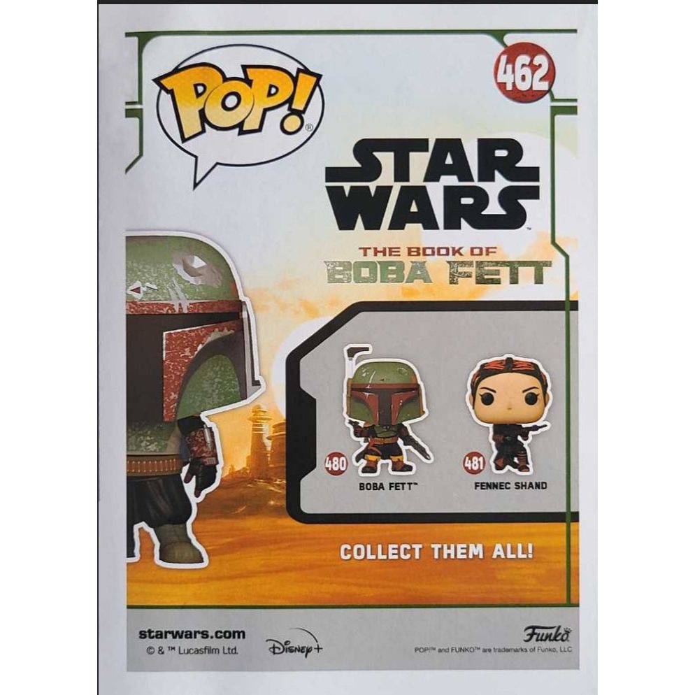 Star Wars - Boba Fett #462 Funko Pop! With Protector