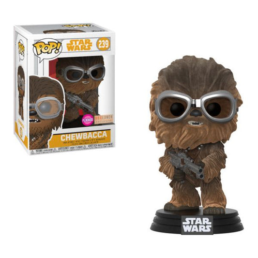 Star Wars - Chewbacca #239 Flocked Boxlunch Exclusive Funko Pop! With Protector